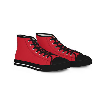 Men's Red High Top Sneakers