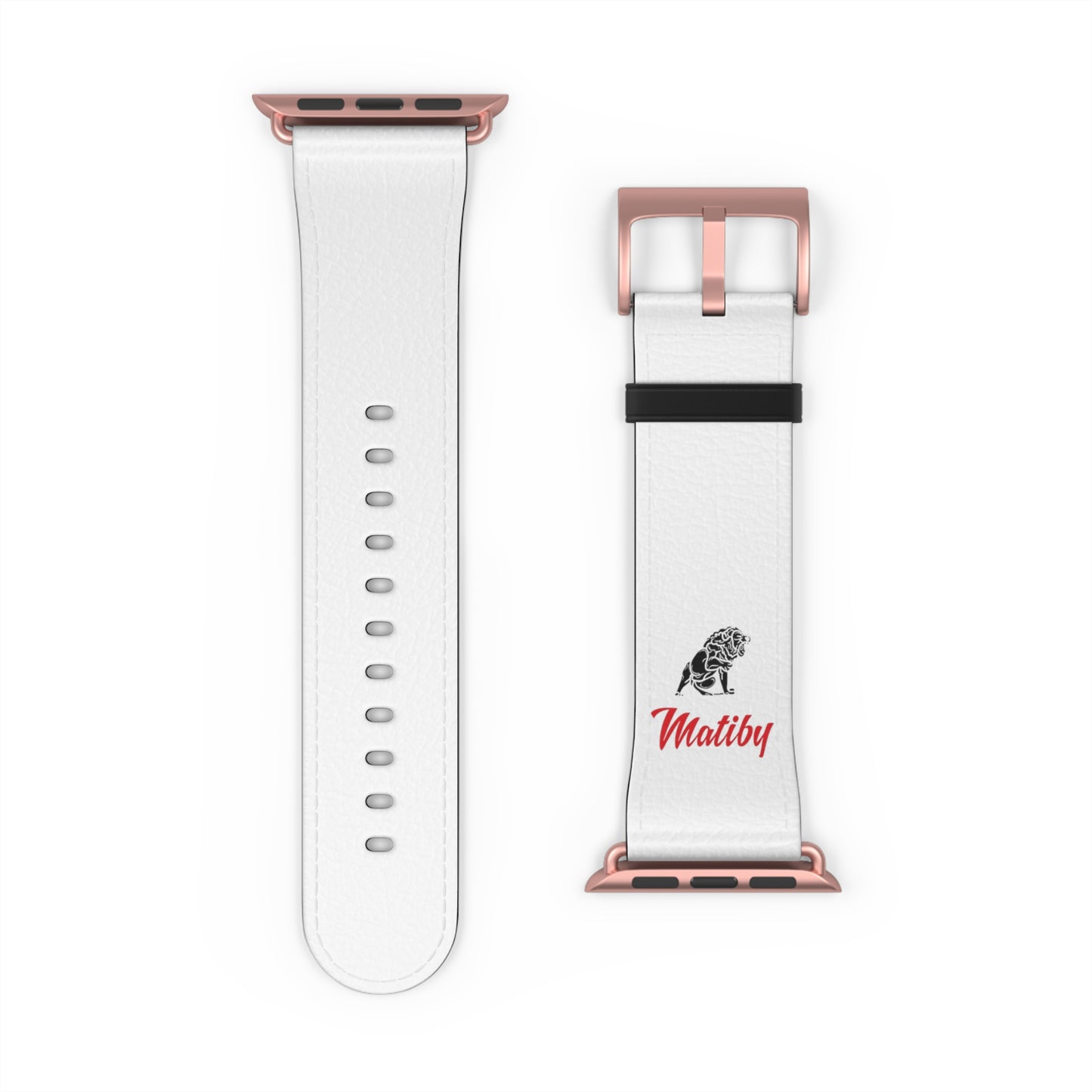 Matiby White Watch Band