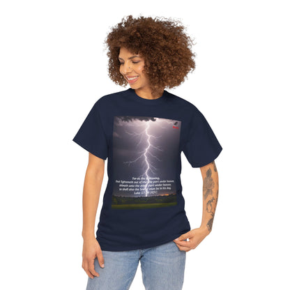 Lightning Style Son of man Unisex Heavy Cotton Tee