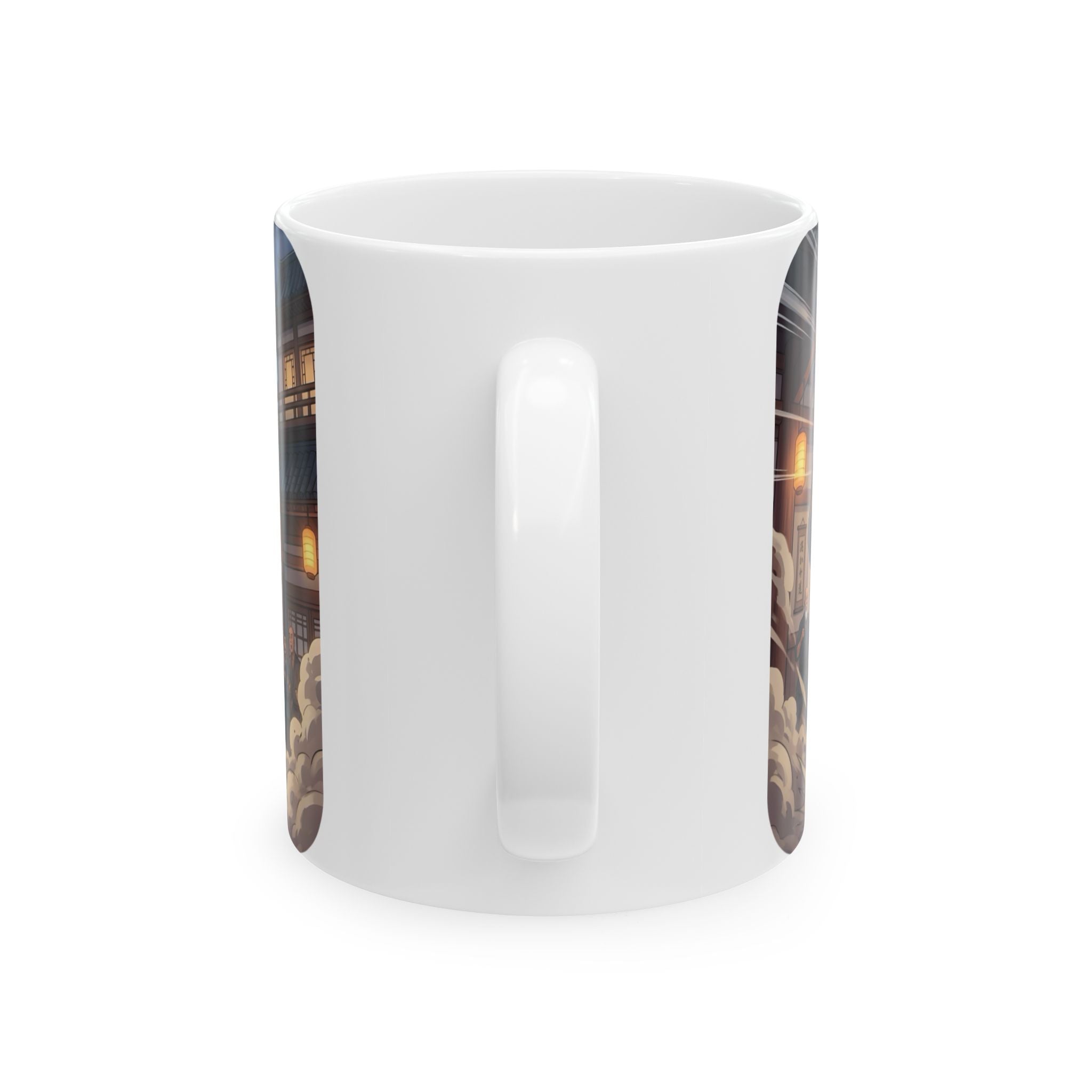 Daylight Saving Time Fight White Ceramic Mug – Brawling For Sleep Cup (11oz, 15oz)