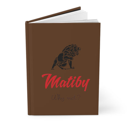 Matiby Hardcover Journal Matte Brown