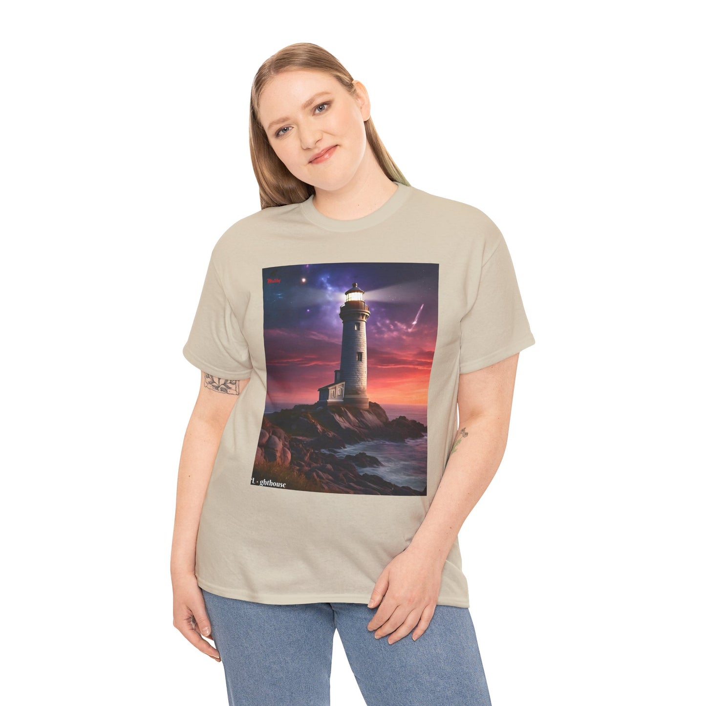 Lighthouse Unisex Heavy Cotton Tee