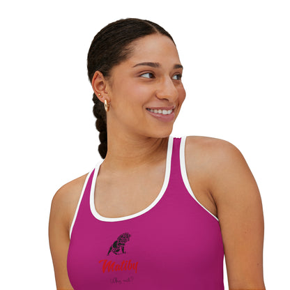 Women's Pink Tank Top (AOP)