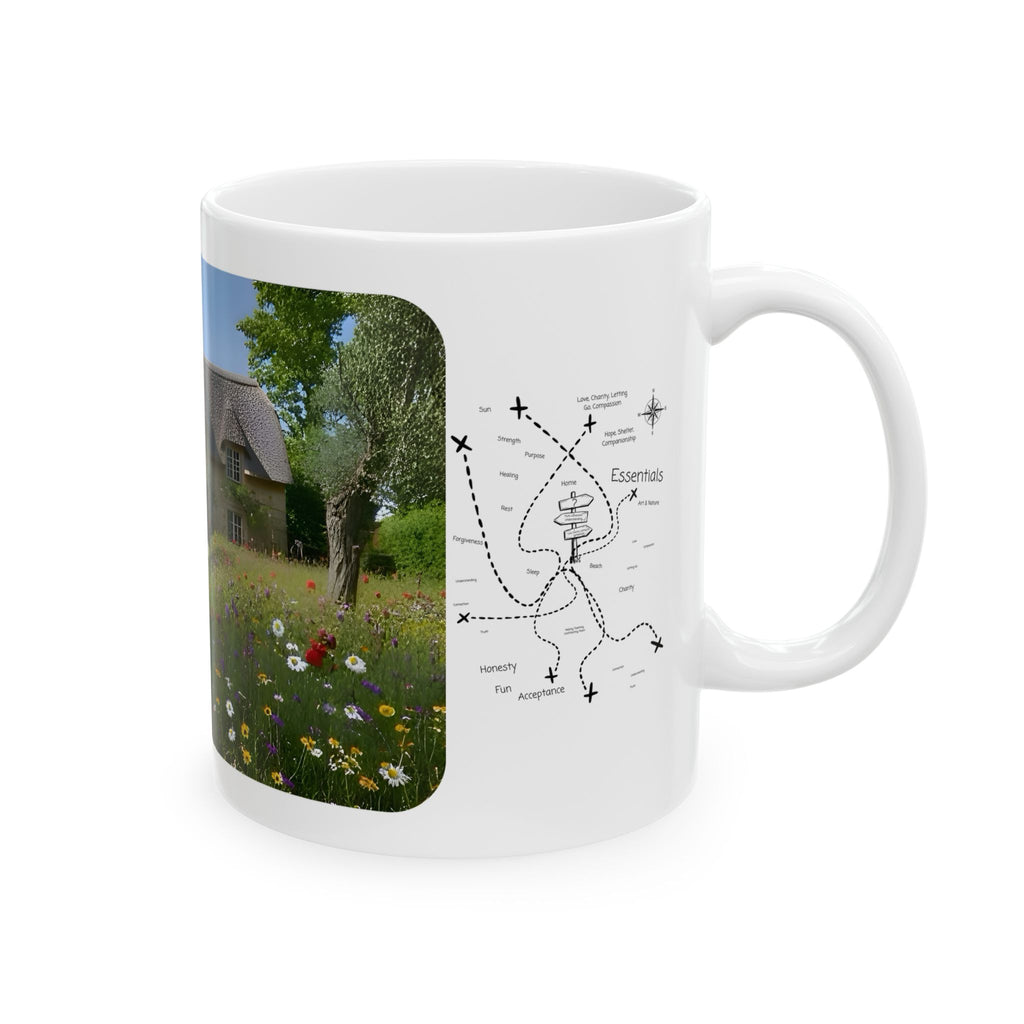 Cozy Architecture & Dreamy Landscapes #19 White Ceramic Mug – Homes Home Sweet Home Cup (11oz/15oz)