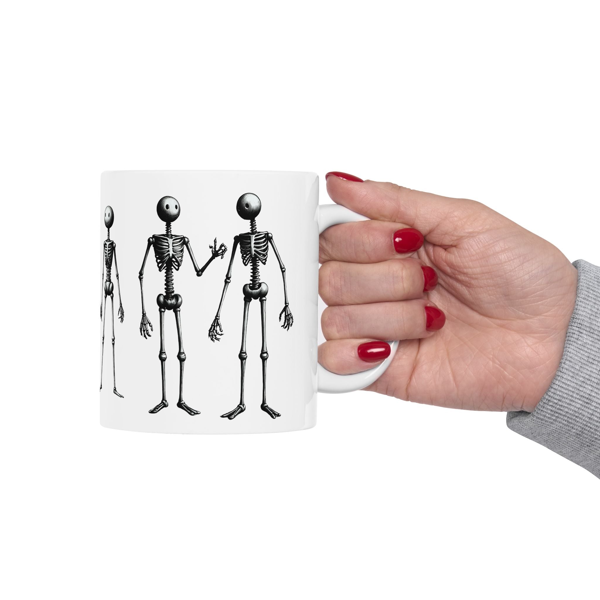 The Stick-To-It Species #18 White Ceramic Mug – Anatomy of Optimism Cup 11oz/15oz