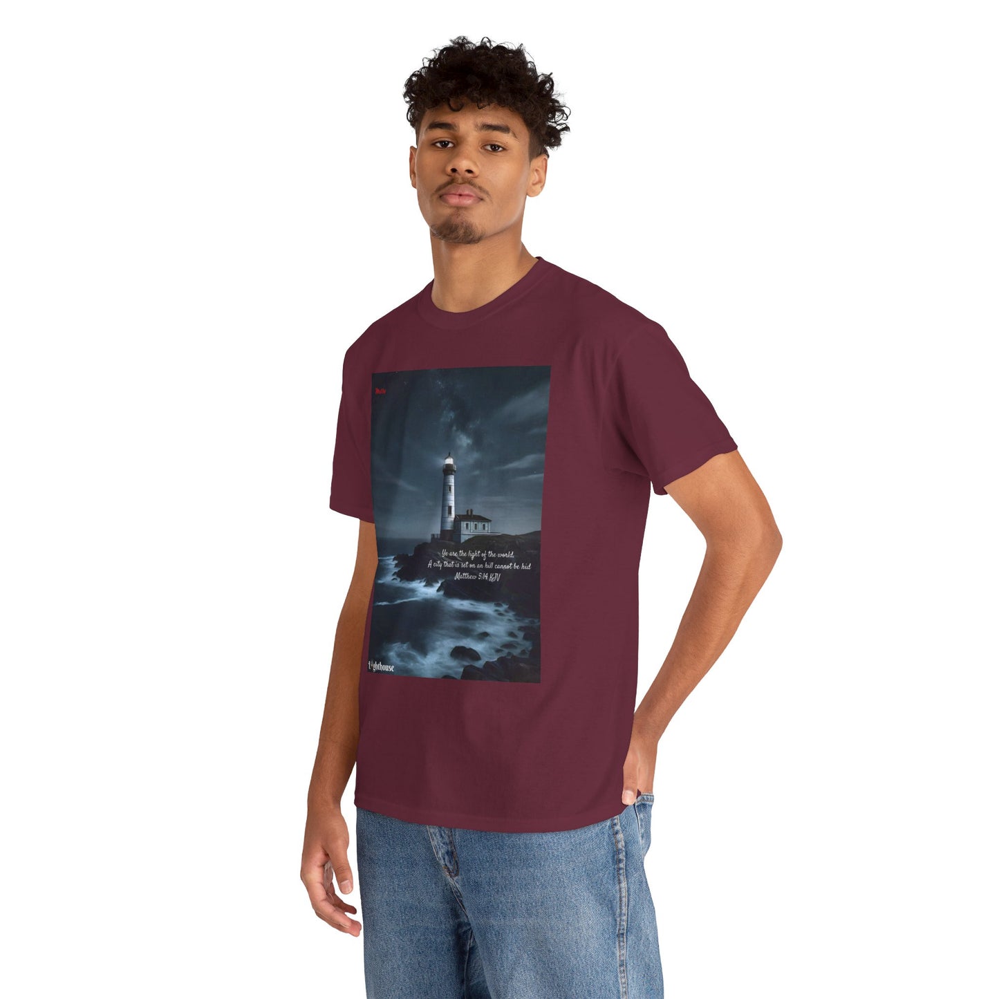 Lighthouse Unisex Heavy Cotton Tee