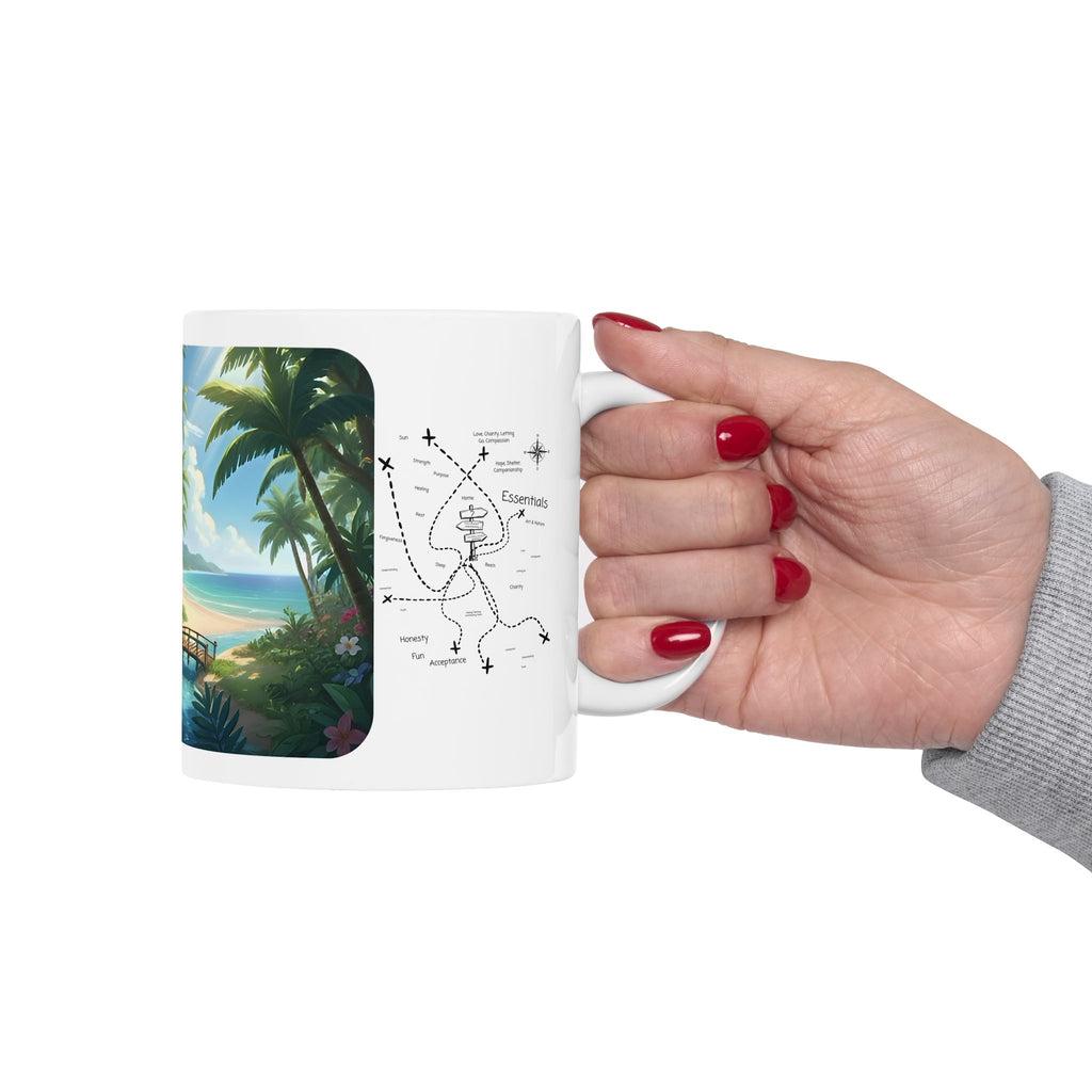 Cozy Architecture & Dreamy Landscapes #46 White Ceramic Mug – Homes Home Sweet Home Cup (11oz/15oz)