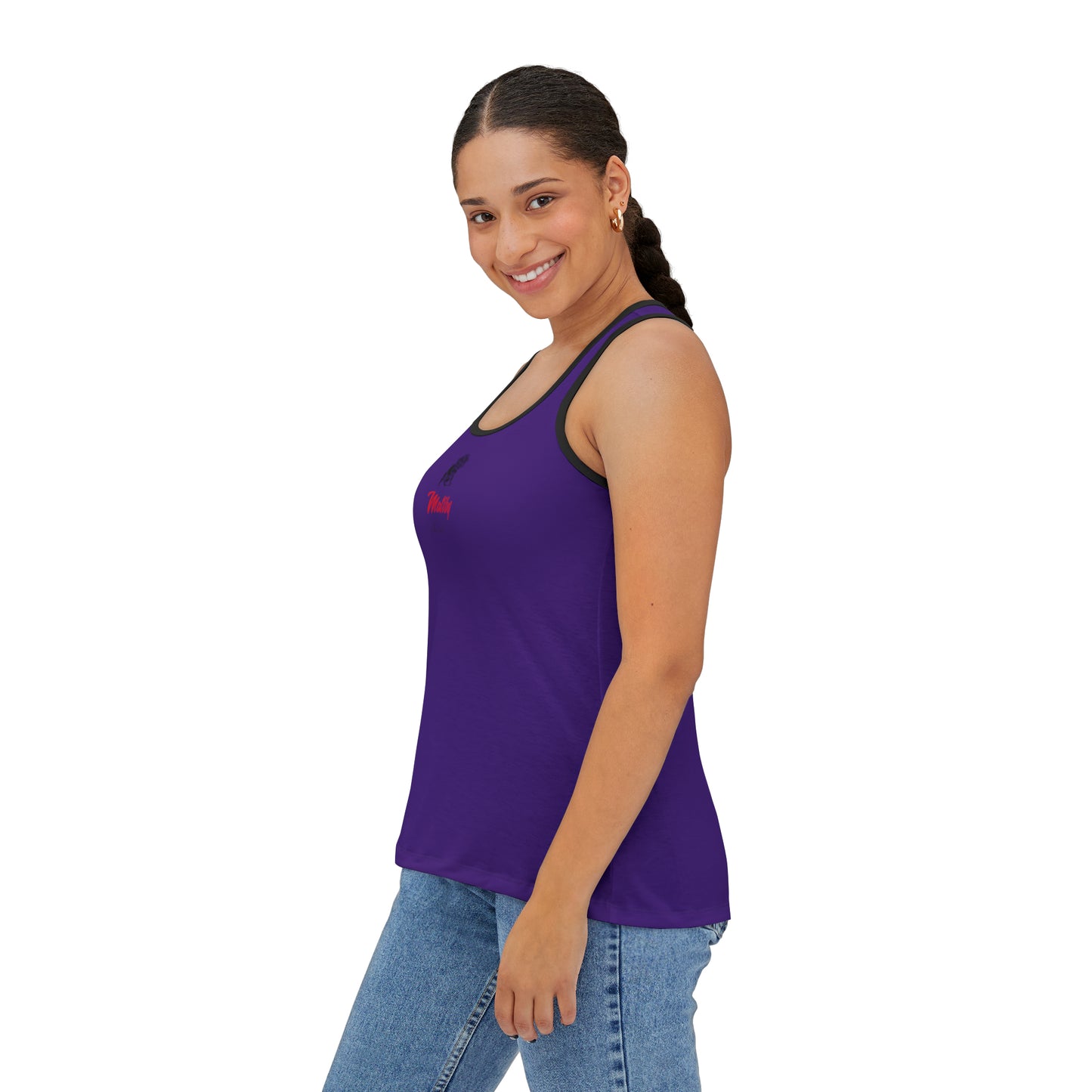 Women's Purple Tank Top (AOP)