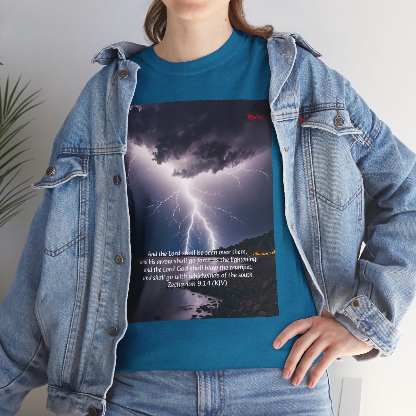 Lightning Style God's Arrow Unisex Heavy Cotton Tee