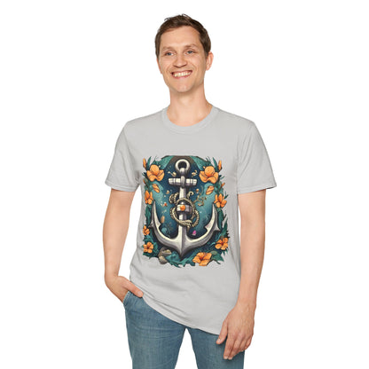 Nautical Anchor Unisex Softstyle T-Shirt