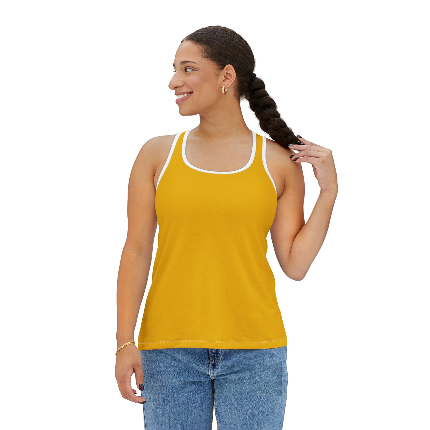 Women's Yellow Tank Top (AOP)