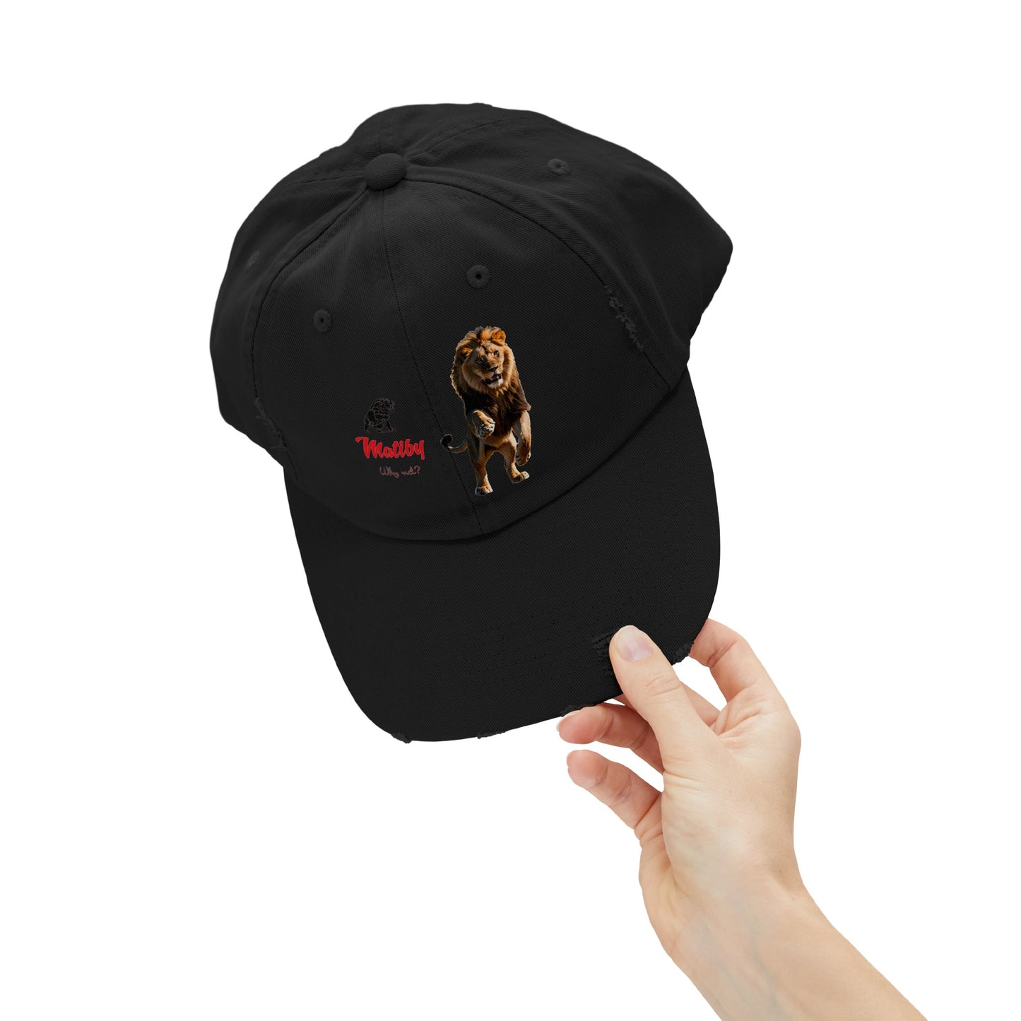 Matiby Lion Unisex Distressed Cap