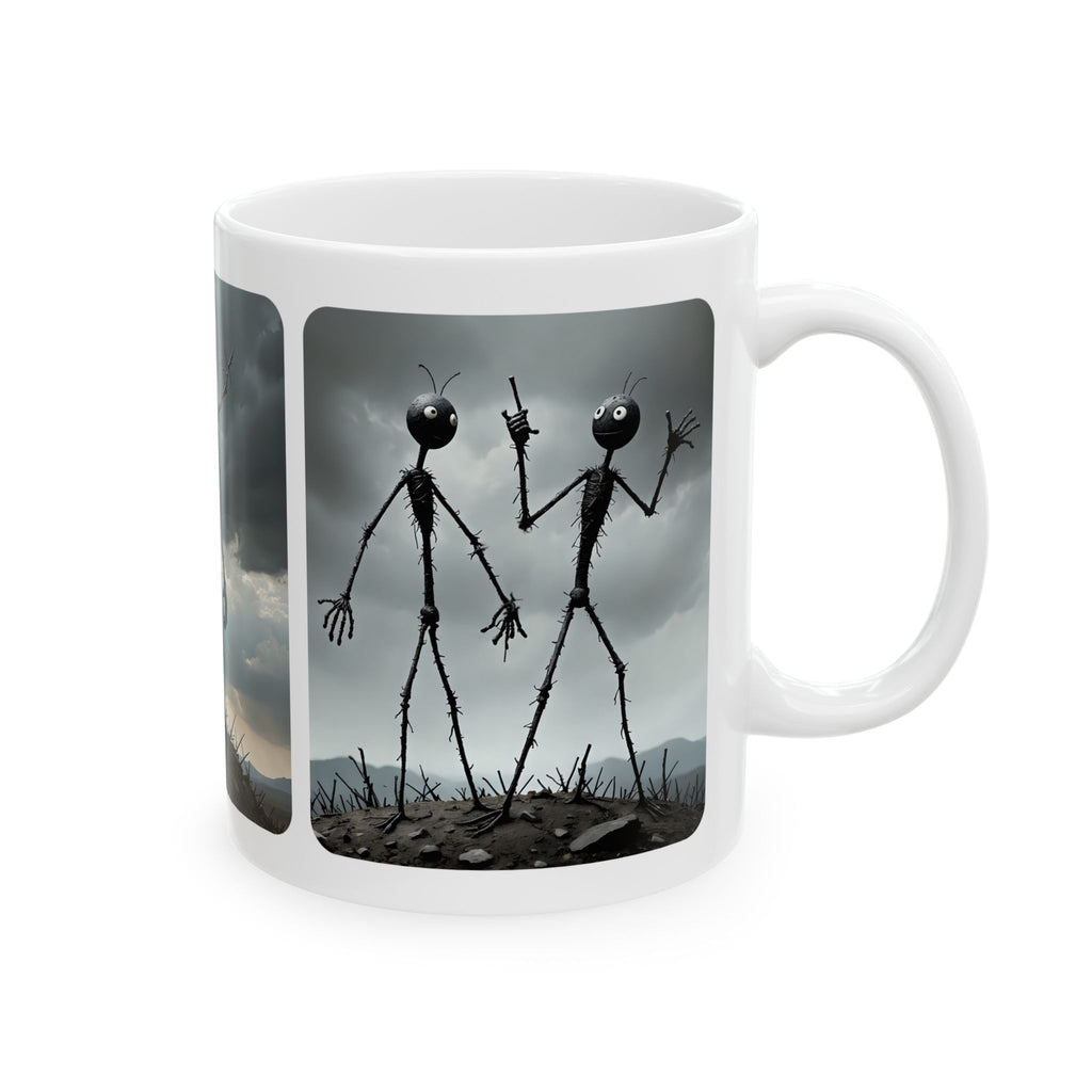 The Stick-To-It Species #4 White Ceramic Mug – Anatomy of Optimism Cup 11oz/15oz