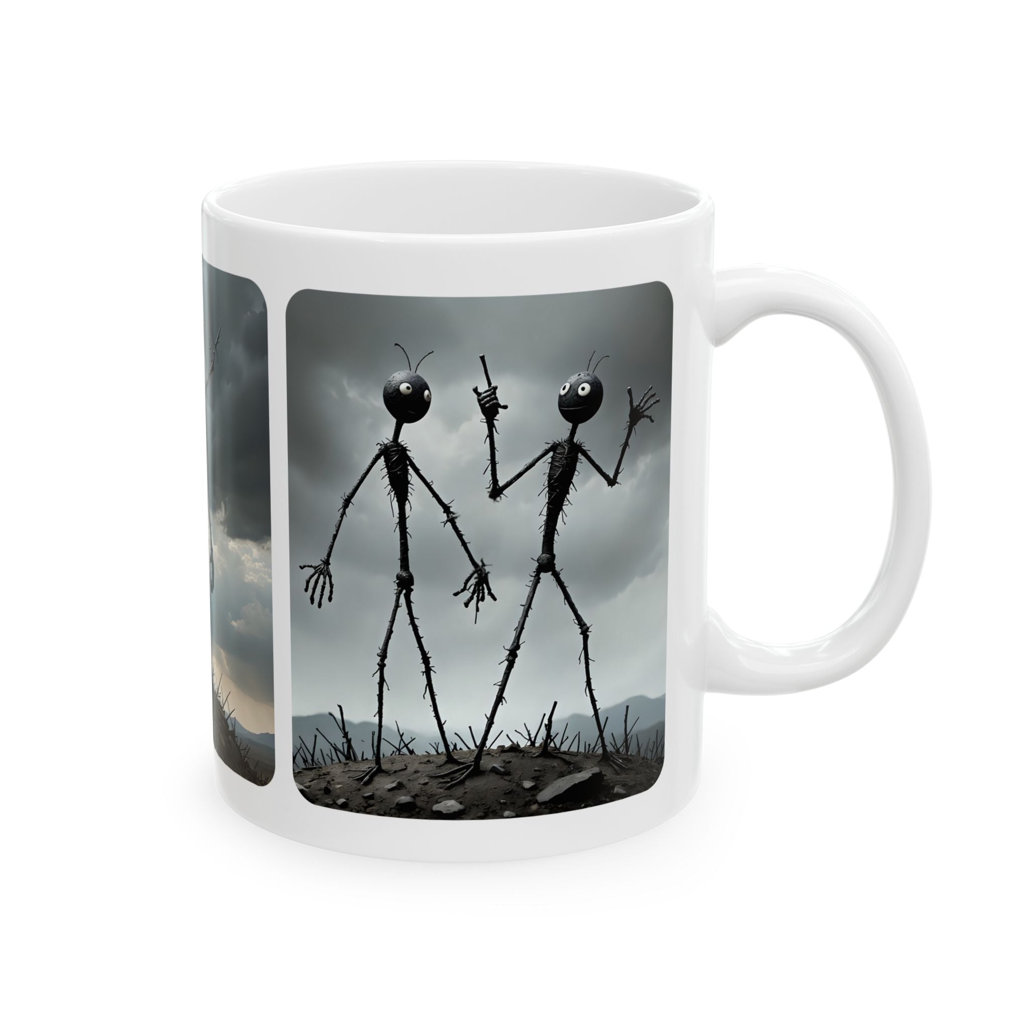 The Stick-To-It Species #4 White Ceramic Mug – Anatomy of Optimism Cup 11oz/15oz