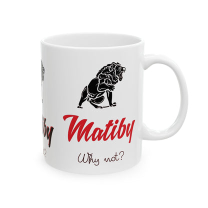 Matiby Ceramic Mug, (11oz, 15oz)