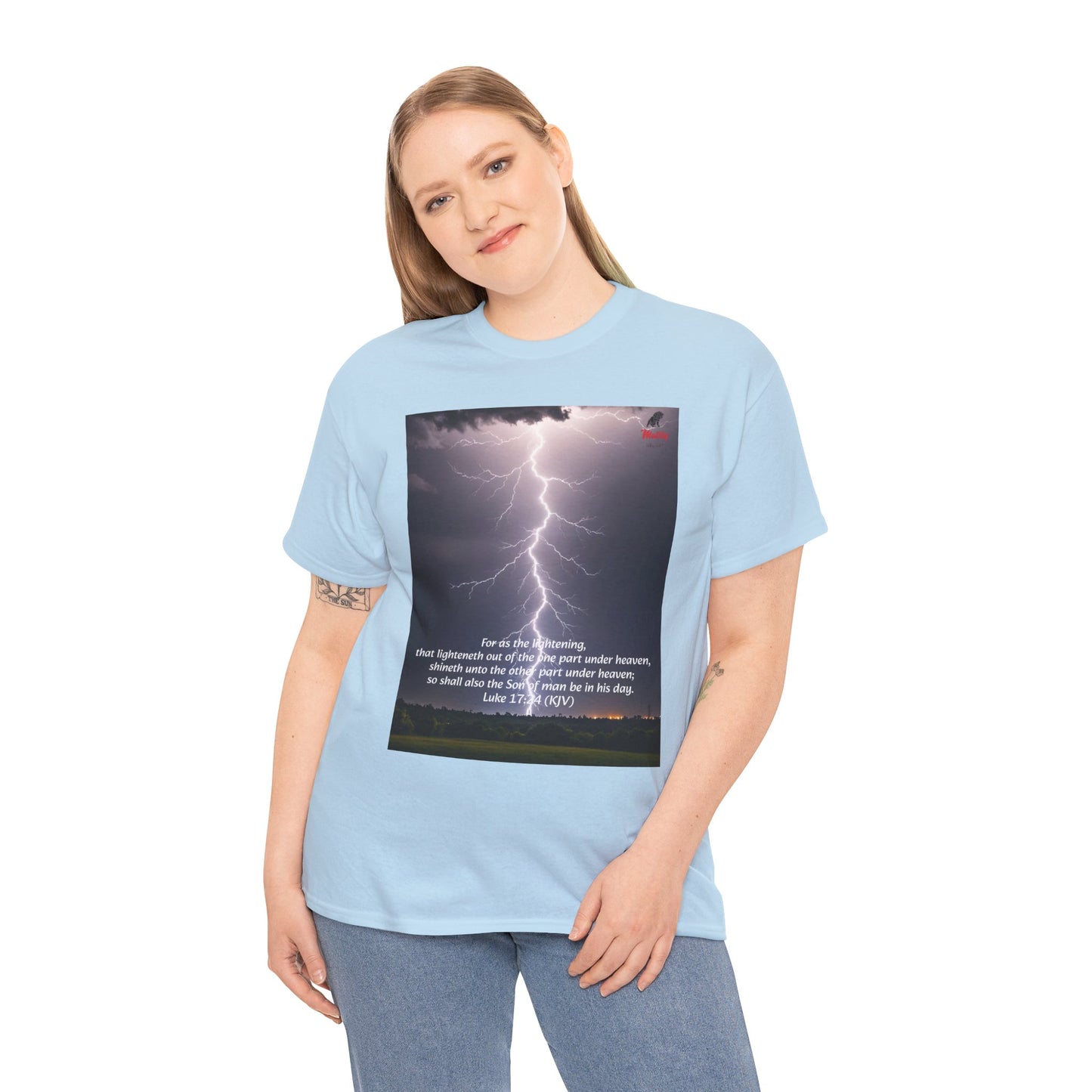 Lightning Style Son of man Unisex Heavy Cotton Tee