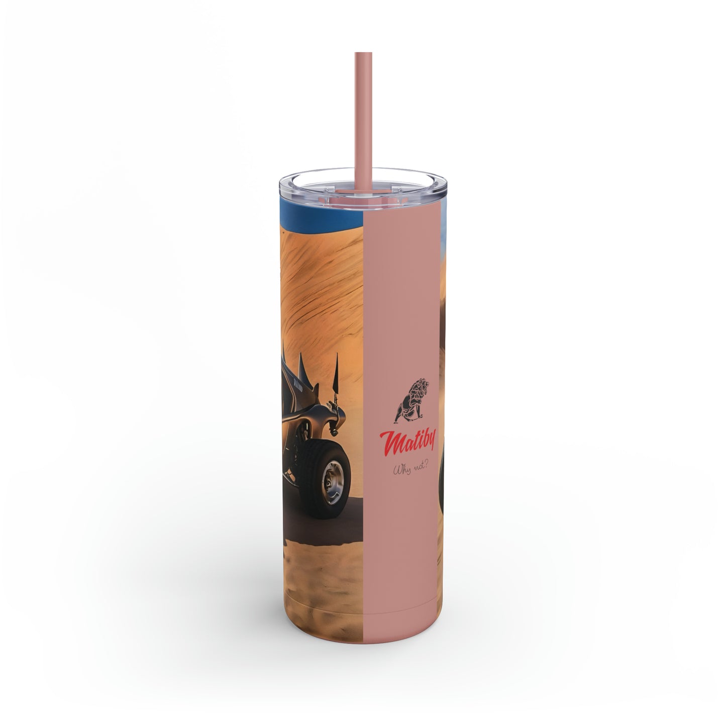 Matiby Artzy Maars Maker Skinny Matte Tumbler, 20oz