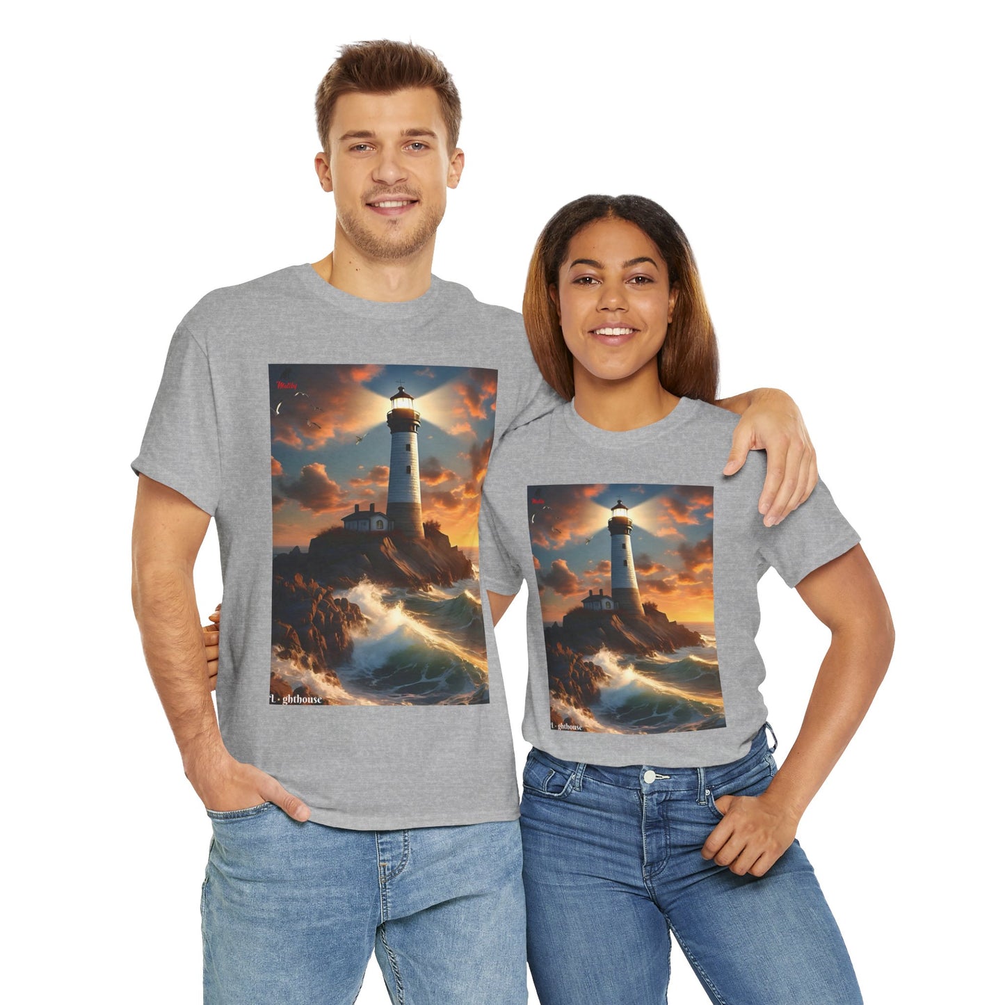 Lighthouse Unisex Heavy Cotton Tee