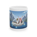Mountain Lake Vista White Ceramic Mug – Life’s Little Wonders Cup (11oz/15oz)