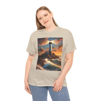 Lighthouse Unisex Heavy Cotton Tee