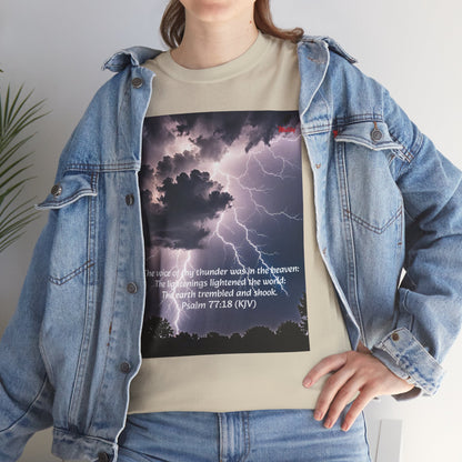 Lightning Style Thunder Unisex Heavy Cotton Tee