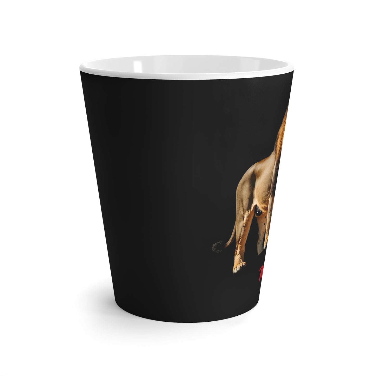 Matiby Lion Mug, Black