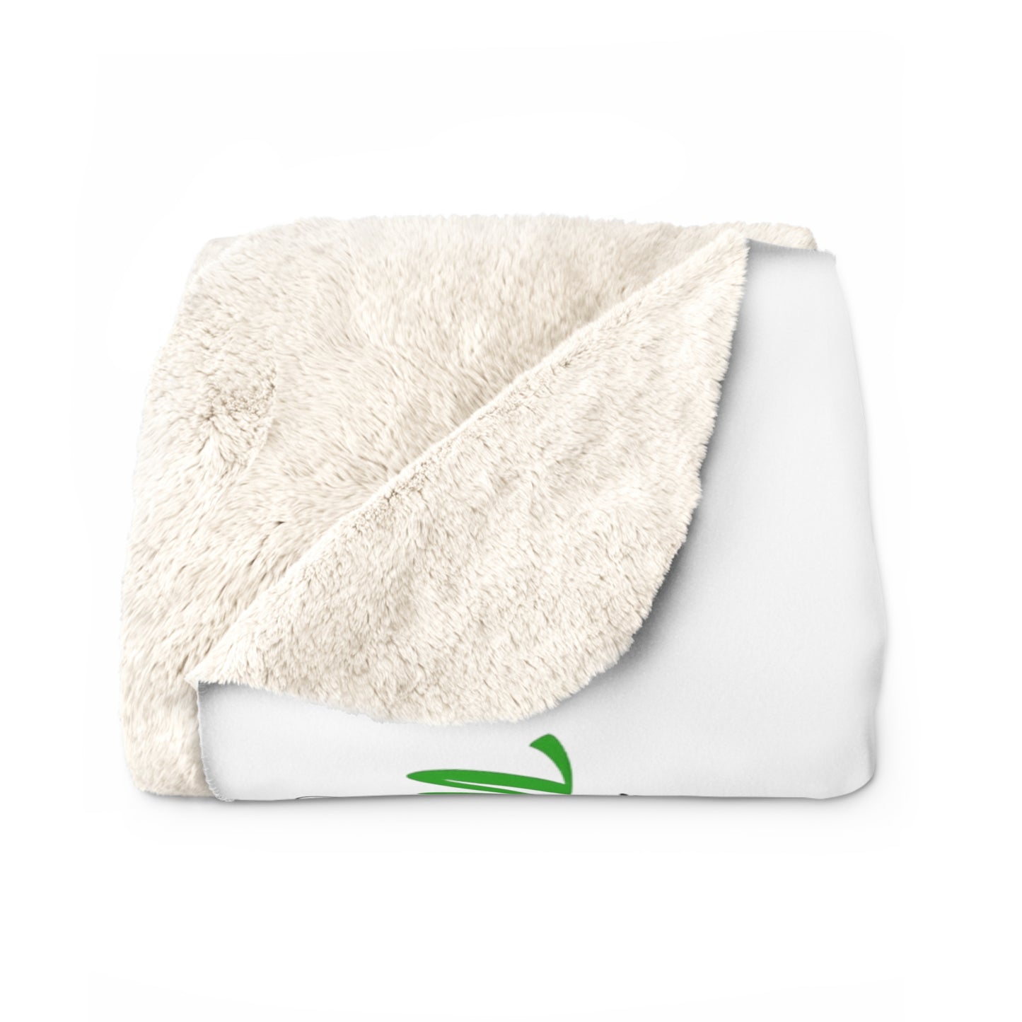 Matiby Lions White Sherpa Fleece Blanket