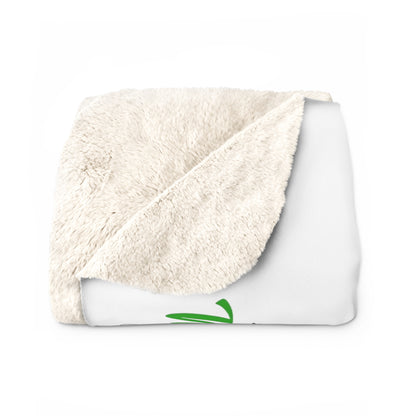 Matiby Lions White Sherpa Fleece Blanket