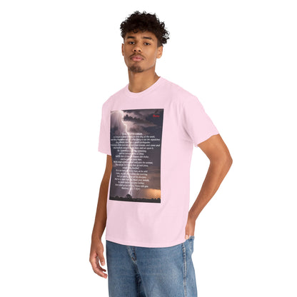 Lightning Style He is Risen Unisex Heavy Cotton Tee