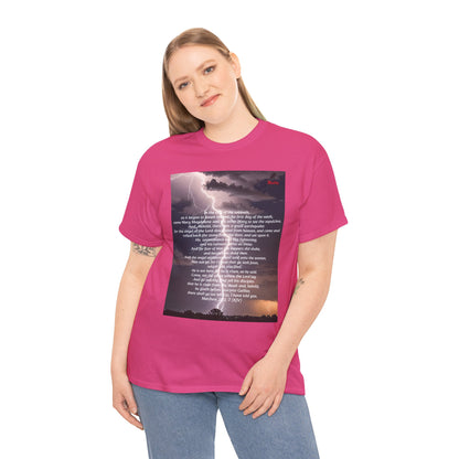 Lightning Style He is Risen Unisex Heavy Cotton Tee