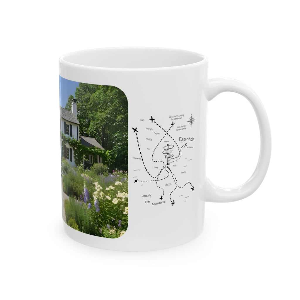 Cozy Architecture & Dreamy Landscapes #10 White Ceramic Mug – Homes Home Sweet Home Cup (11oz/15oz)