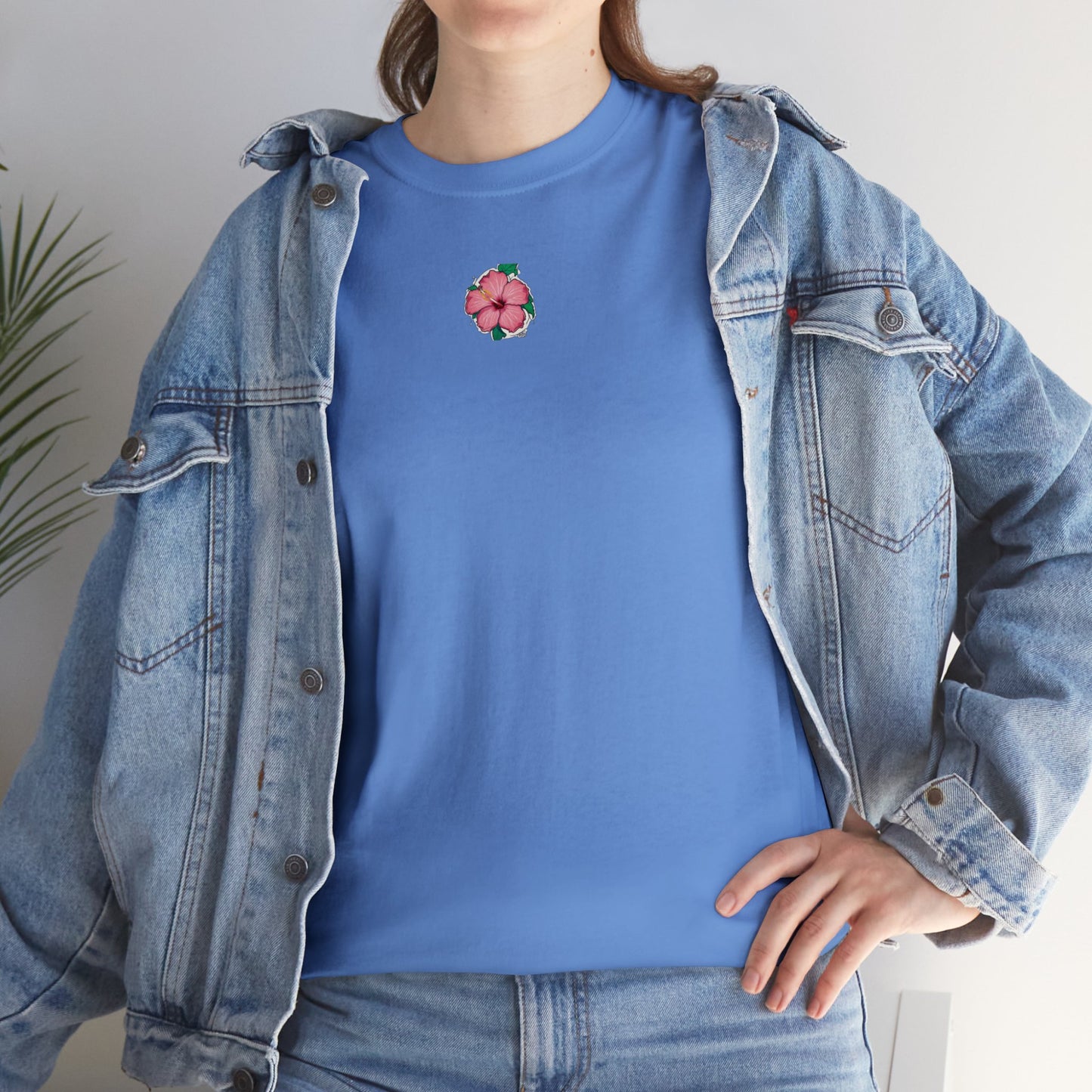 Turtle Flower Unisex Heavy Cotton Tee