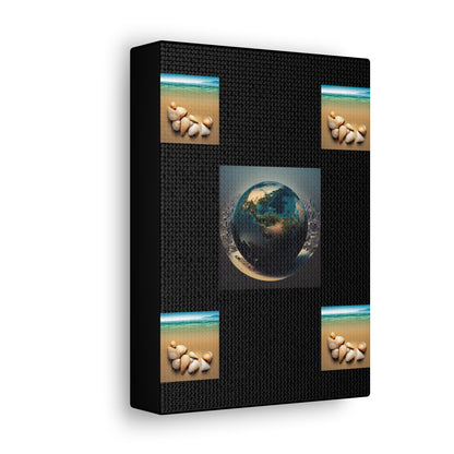 Matiby Worlds Black Canvas Gallery Wraps