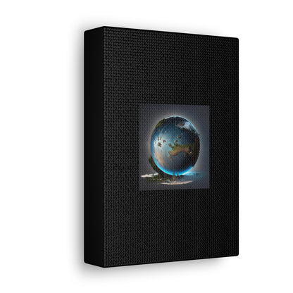 Matiby Worlds Black Canvas Gallery Wraps