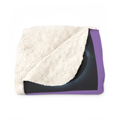 Matiby MEK Purple Sherpa Fleece Blanket