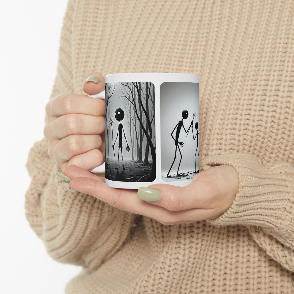 The Stick-To-It Species #9 White Ceramic Mug – Anatomy of Optimism Cup 11oz/15oz