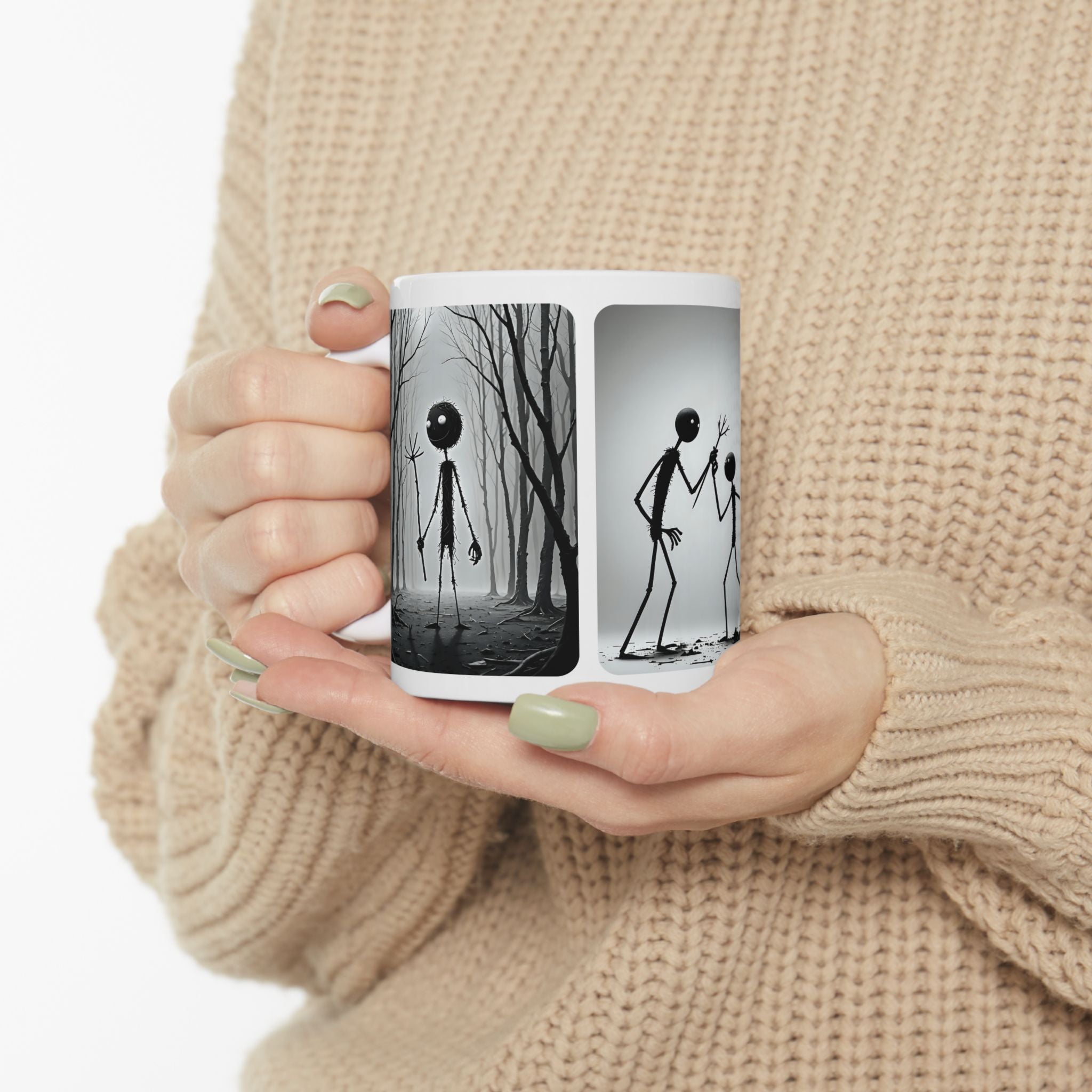 The Stick-To-It Species #9 White Ceramic Mug – Anatomy of Optimism Cup 11oz/15oz