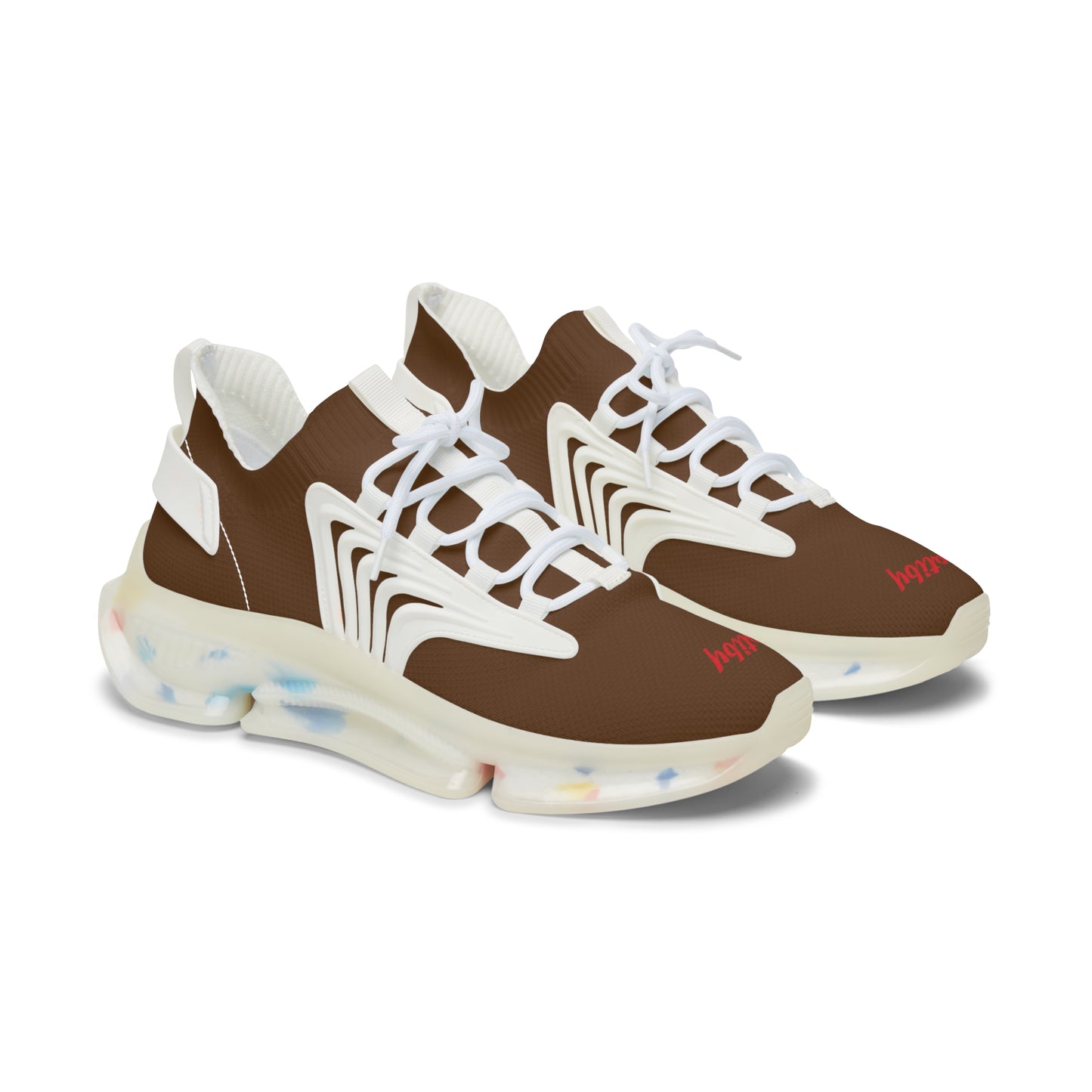 Women's Brown Mesh Sneakers