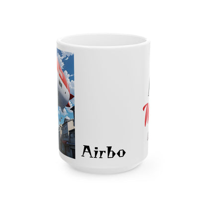 Matiby Airbo Ceramic Mug, (11oz, 15oz)