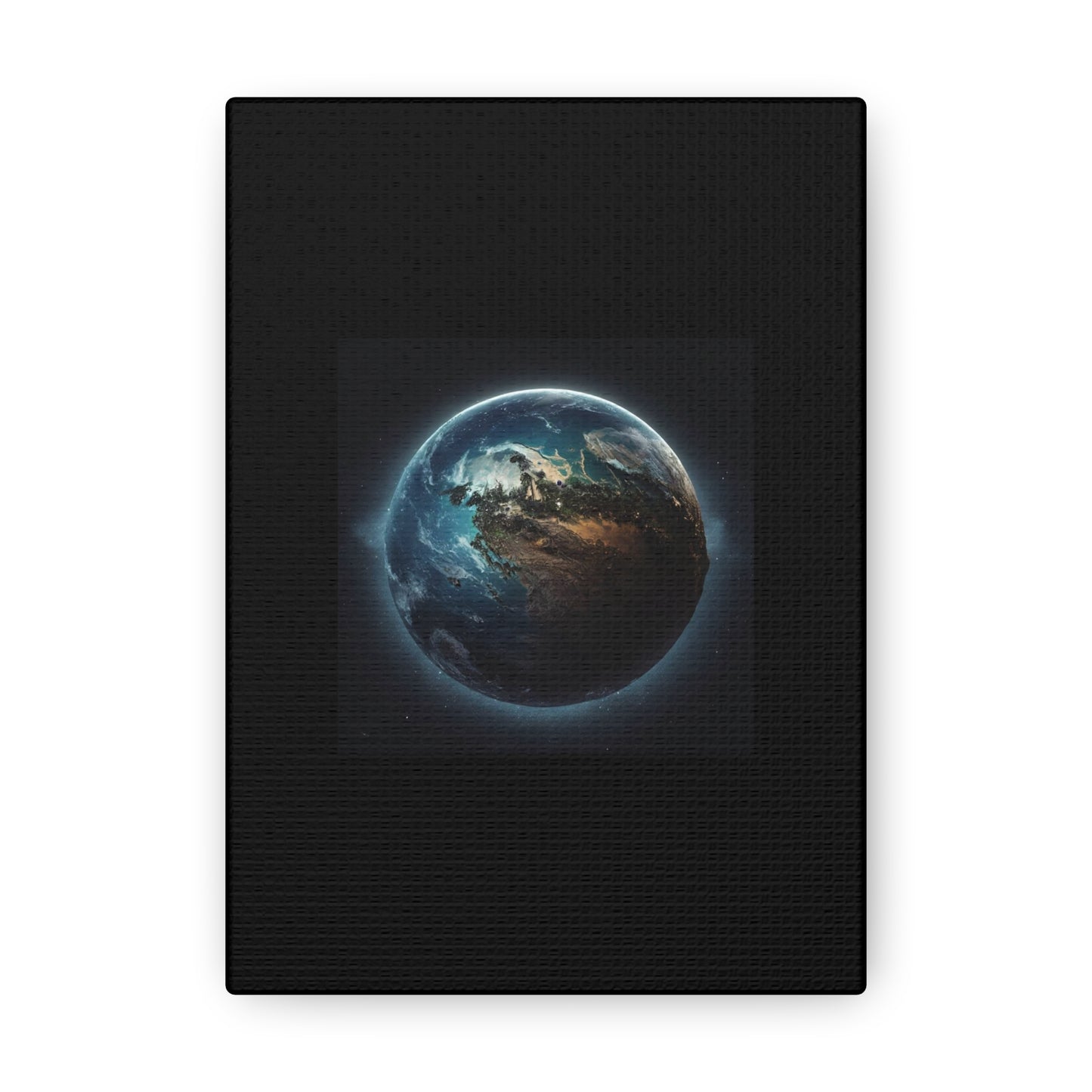 Matiby Worlds Black Canvas Gallery Wraps