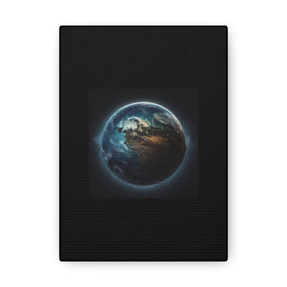 Matiby Worlds Black Canvas Gallery Wraps