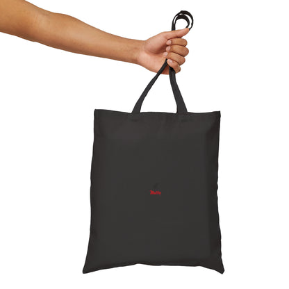 Moped Cotton Canvas Tote Bag