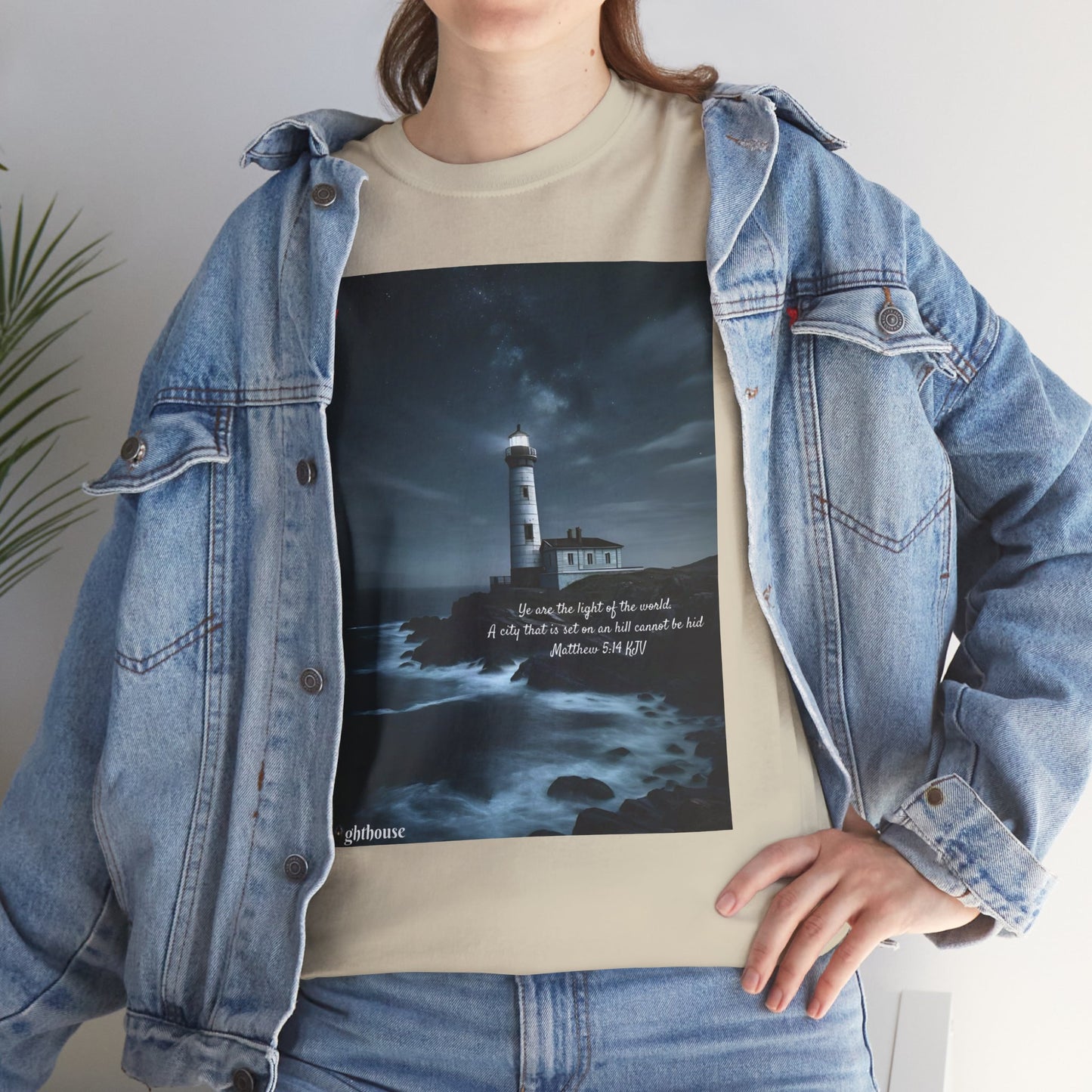 Lighthouse Unisex Heavy Cotton Tee