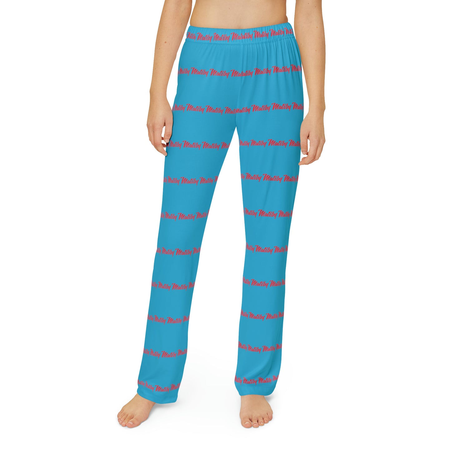 Kids Turquoise Pajama Pants (AOP)