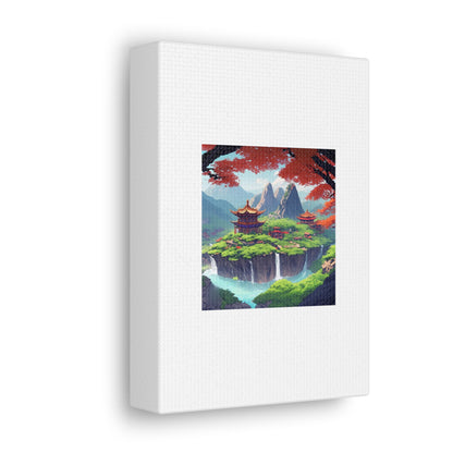 Artzy Gardens White Canvas Gallery Wraps