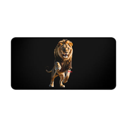 Matiby Lion Desk Mat, Black