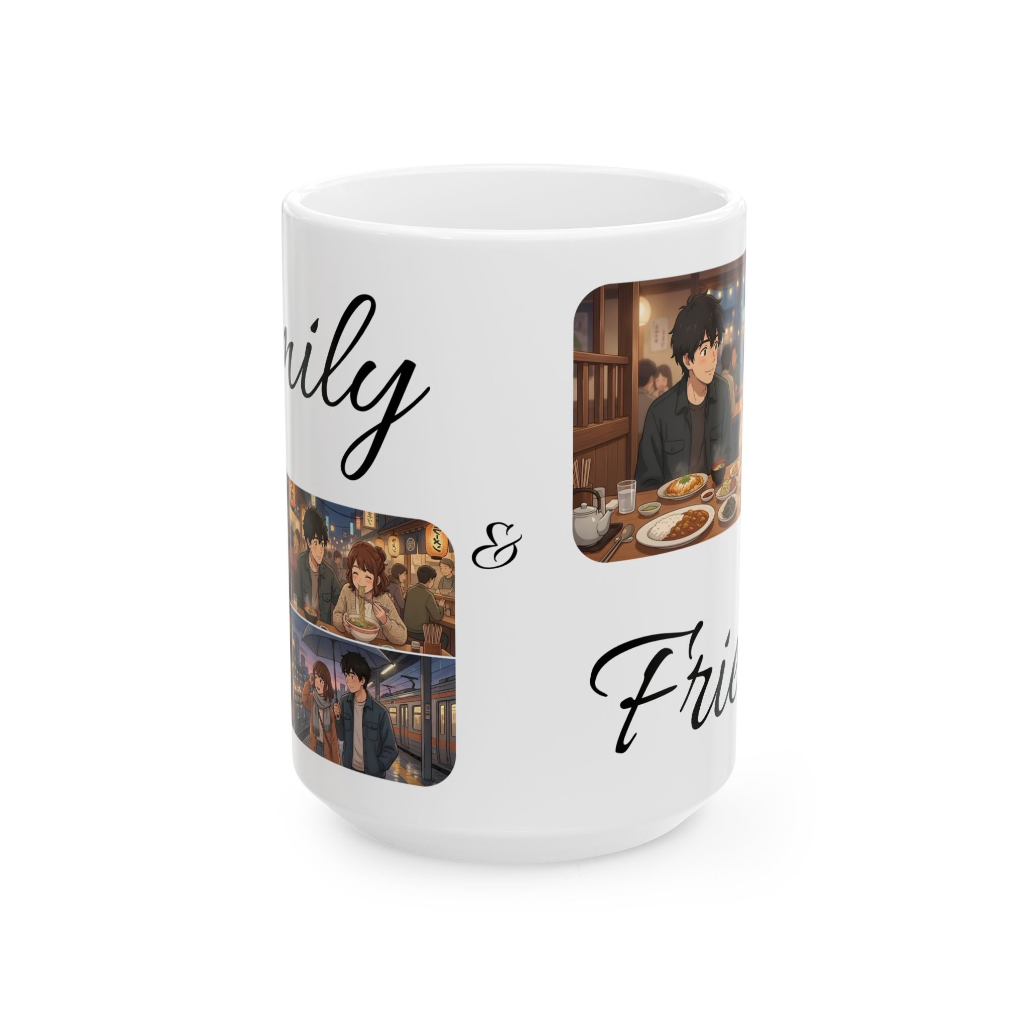 Family & Friends #11 Forever White Ceramic Mug — Cozy Feast Cup (11oz/15oz)