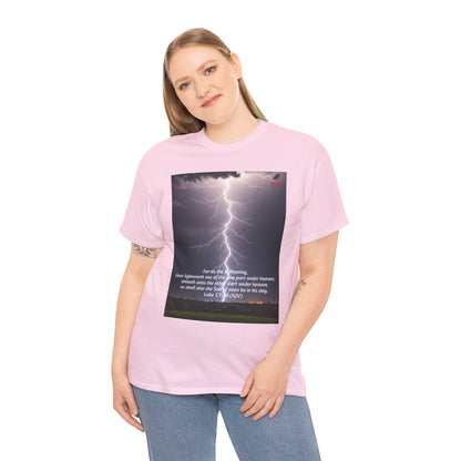 Lightning Style Son of man Unisex Heavy Cotton Tee