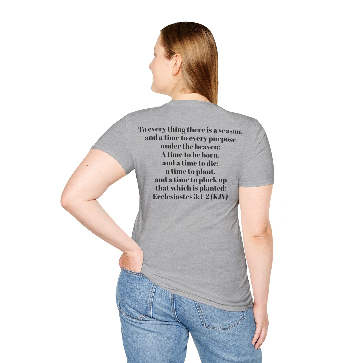 Bible Speaks Ecclesiastes 1:1-2 Unisex Softstyle T-Shirt