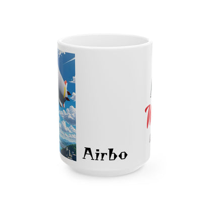 Matiby Airbo Ceramic Mug, (11oz, 15oz)